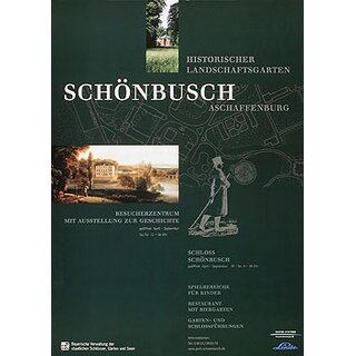 Plakat Historischer Landschaftsgarten Schnbusch