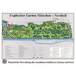 Plakat Englischer Garten Mnchen - Nordseite