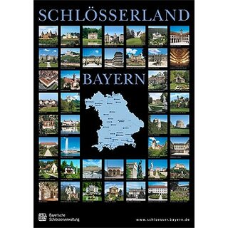 Poster Schlsserland Bayern
