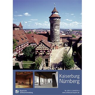 Plakat Kaiserburg Nürnberg