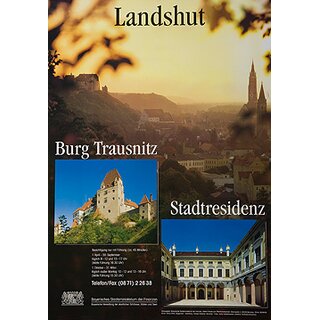 Plakat Landshut: Burg Trausnitz - Stadtresidenz