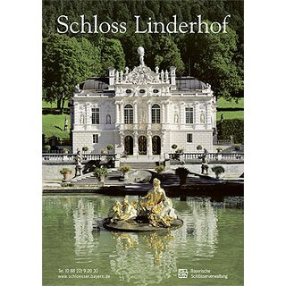 Plakat Schloss Linderhof