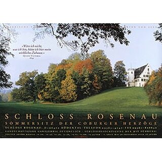 Plakat Schloss Rosenau