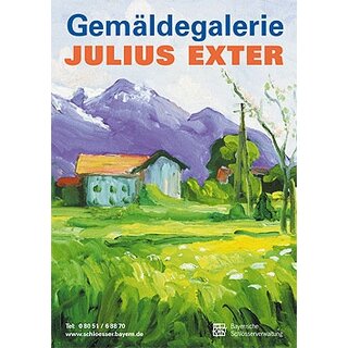 Plakat Gemäldegalerie Julius Exter